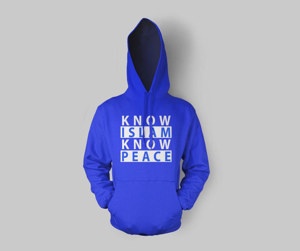 Know Islam Know Peace Hoodie - GetDawah Muslim Clothing