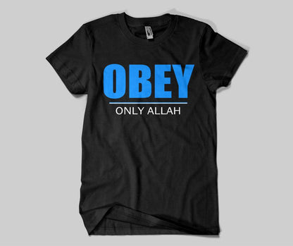 Obey Only Allah T-shirt - GetDawah Muslim Clothing
