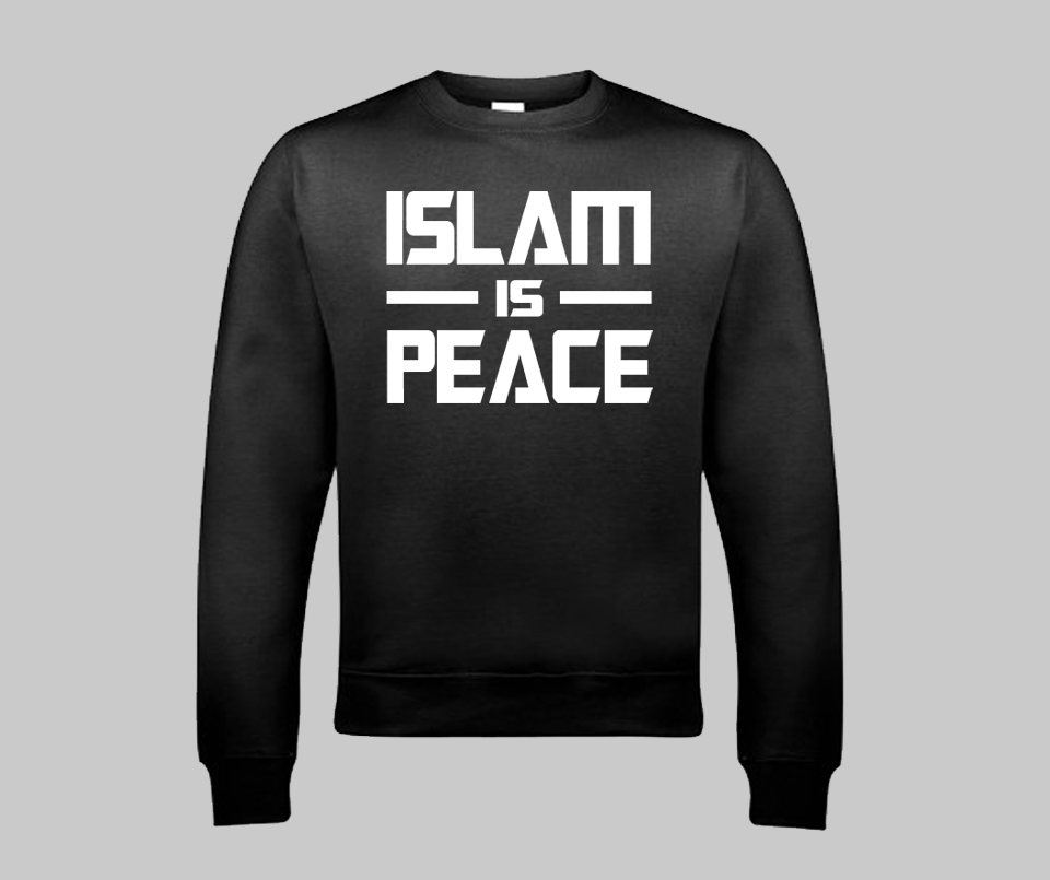 Islam Is Peace Sweatshirt - GetDawah Muslim Clothing