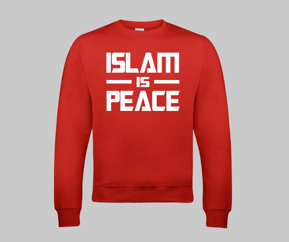 Islam Is Peace Sweatshirt - GetDawah Muslim Clothing