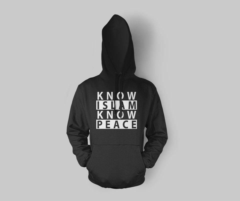 Know Islam Know Peace Hoodie - GetDawah Muslim Clothing