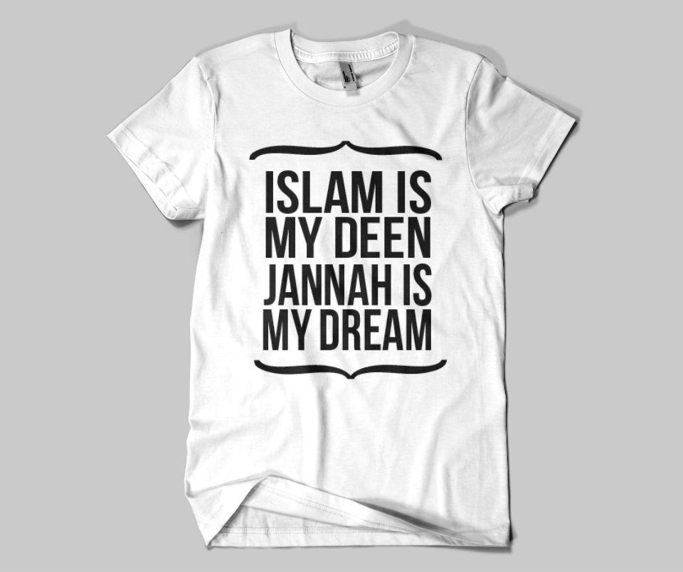 Islam Is My Deen T-shirt - GetDawah Muslim Clothing