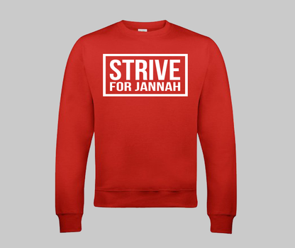 Strive For Jannah Sweatshirt - GetDawah Muslim Clothing