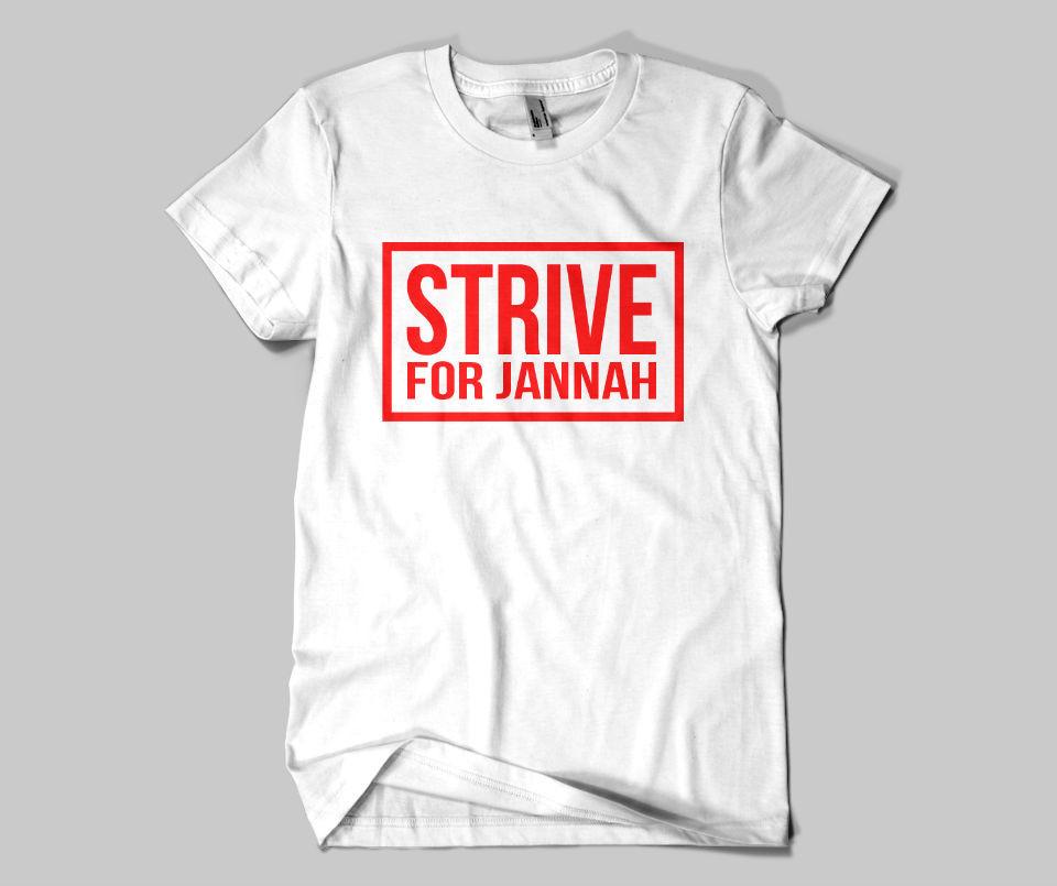 Strive For Jannah T-shirt - GetDawah Muslim Clothing