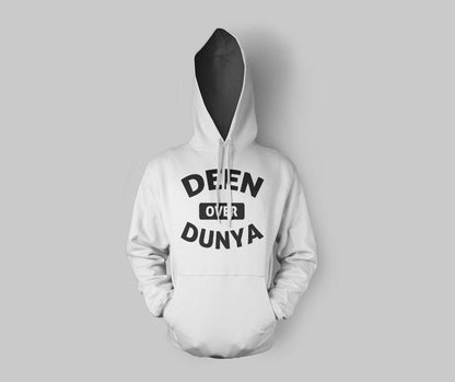 Deen Over Dunya Hoodie - GetDawah Muslim Clothing