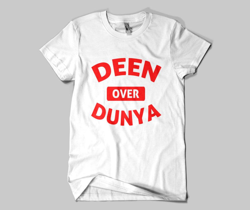 Deen Over Dunya T-shirt - GetDawah Muslim Clothing